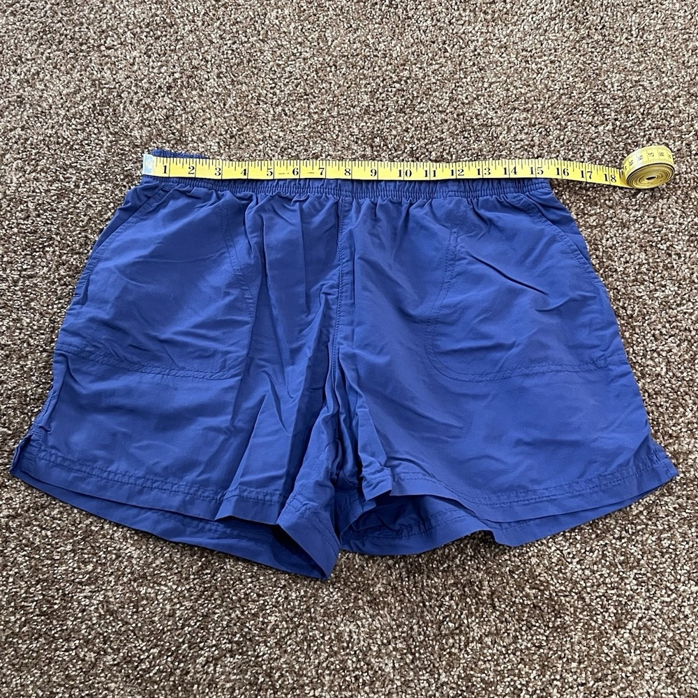 Columbia Women's Sandy River Quick Dry Shorts Large Blue Nocturnal Zip Pocket